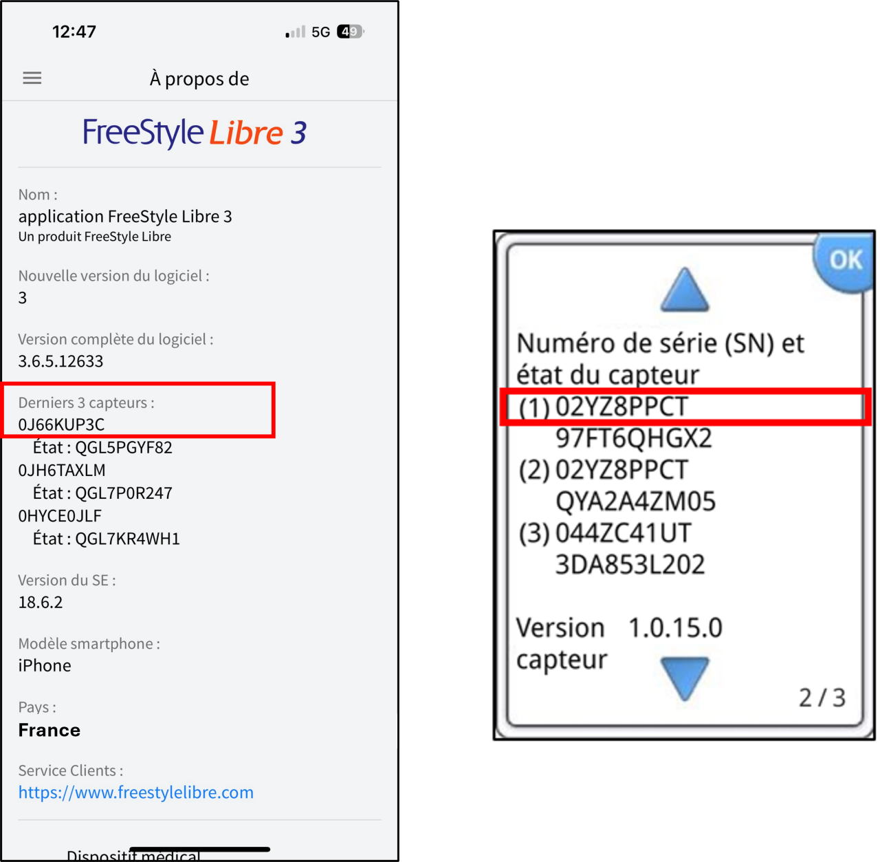 Reader​  From the Settings Menu select System Status, then System Info