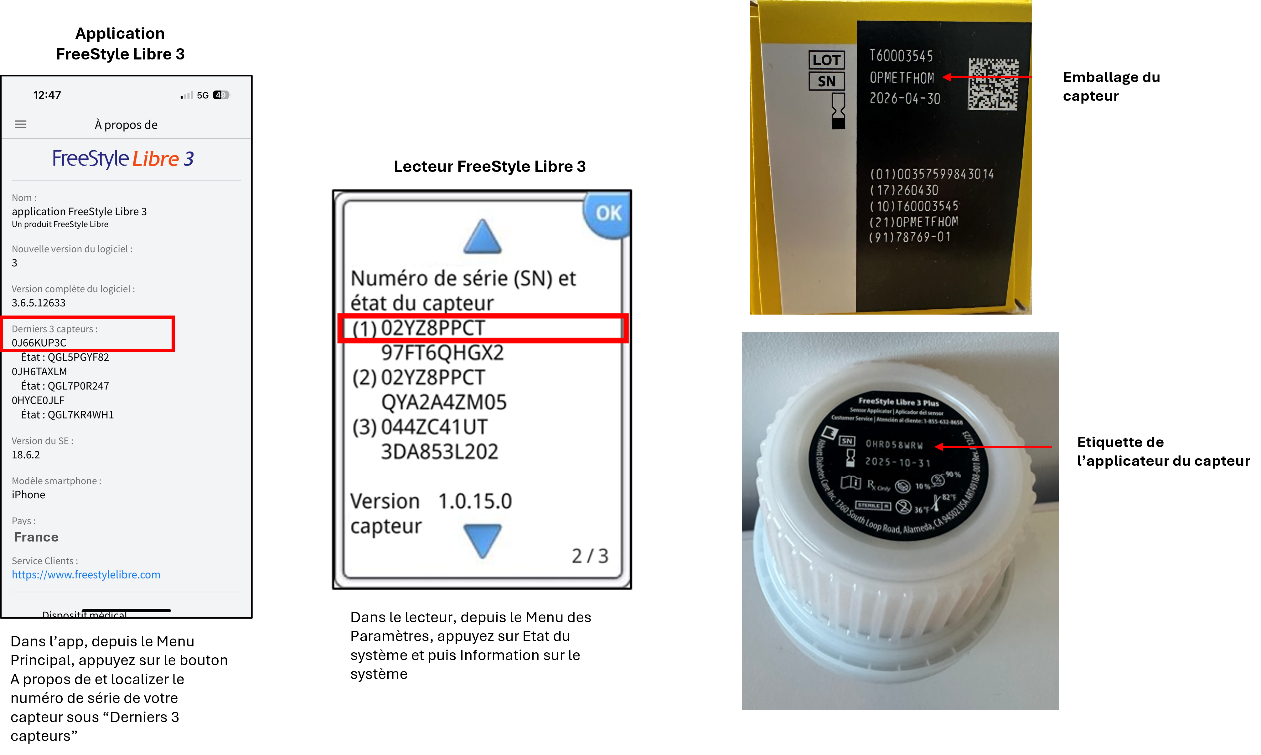 sensor serial number