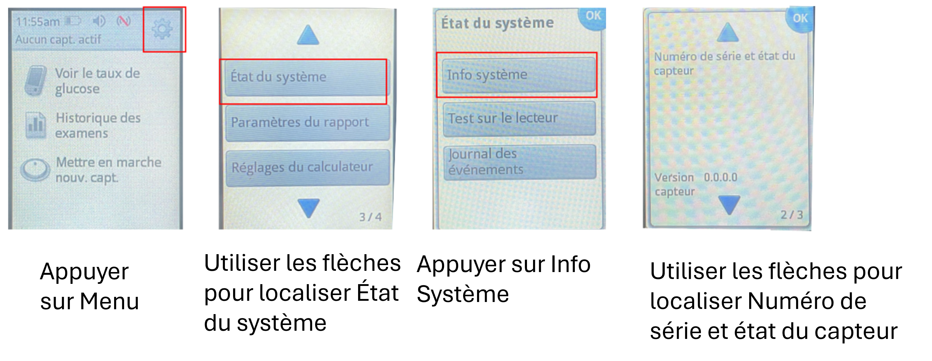 sensor serial number