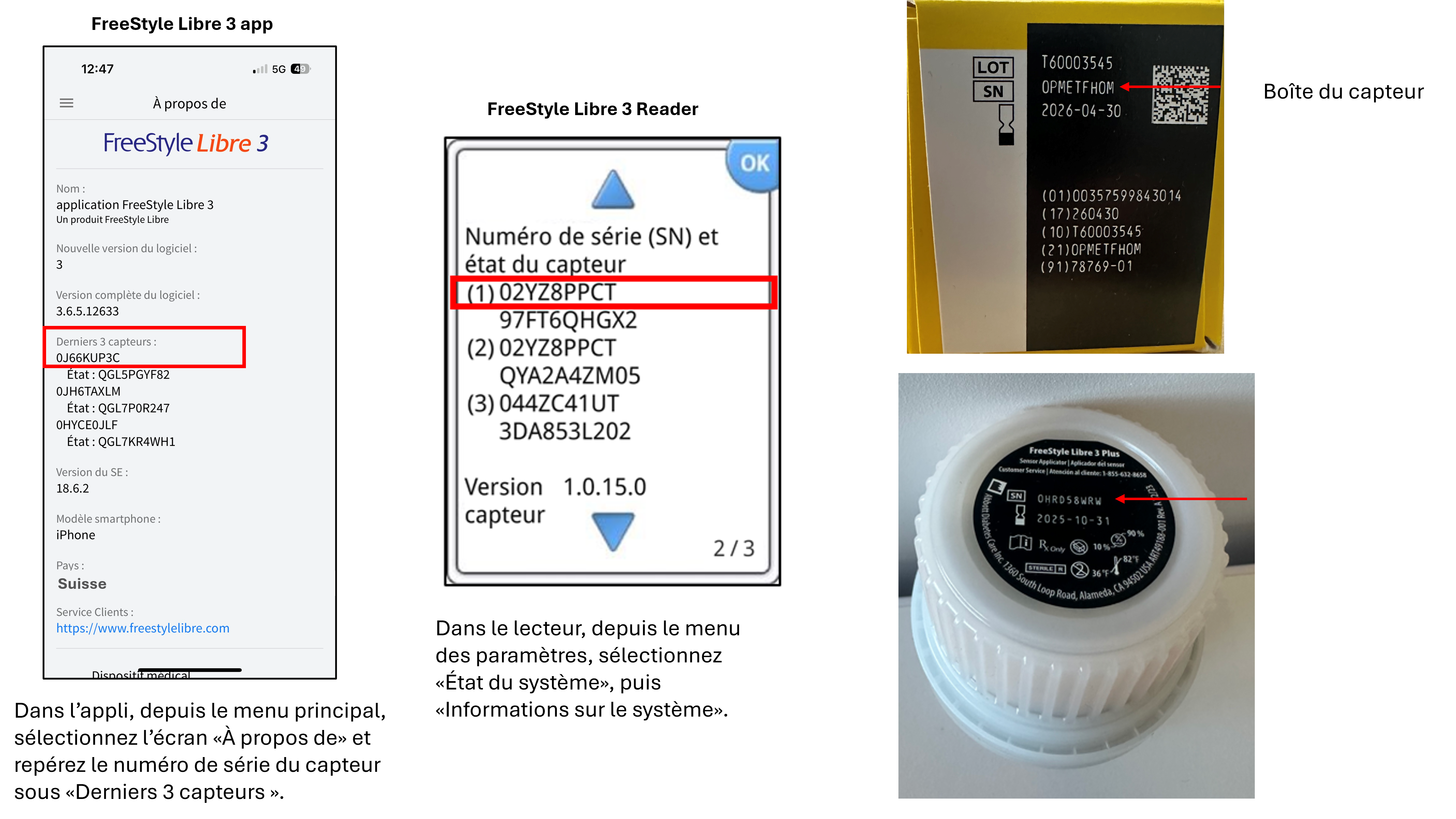 sensor serial number