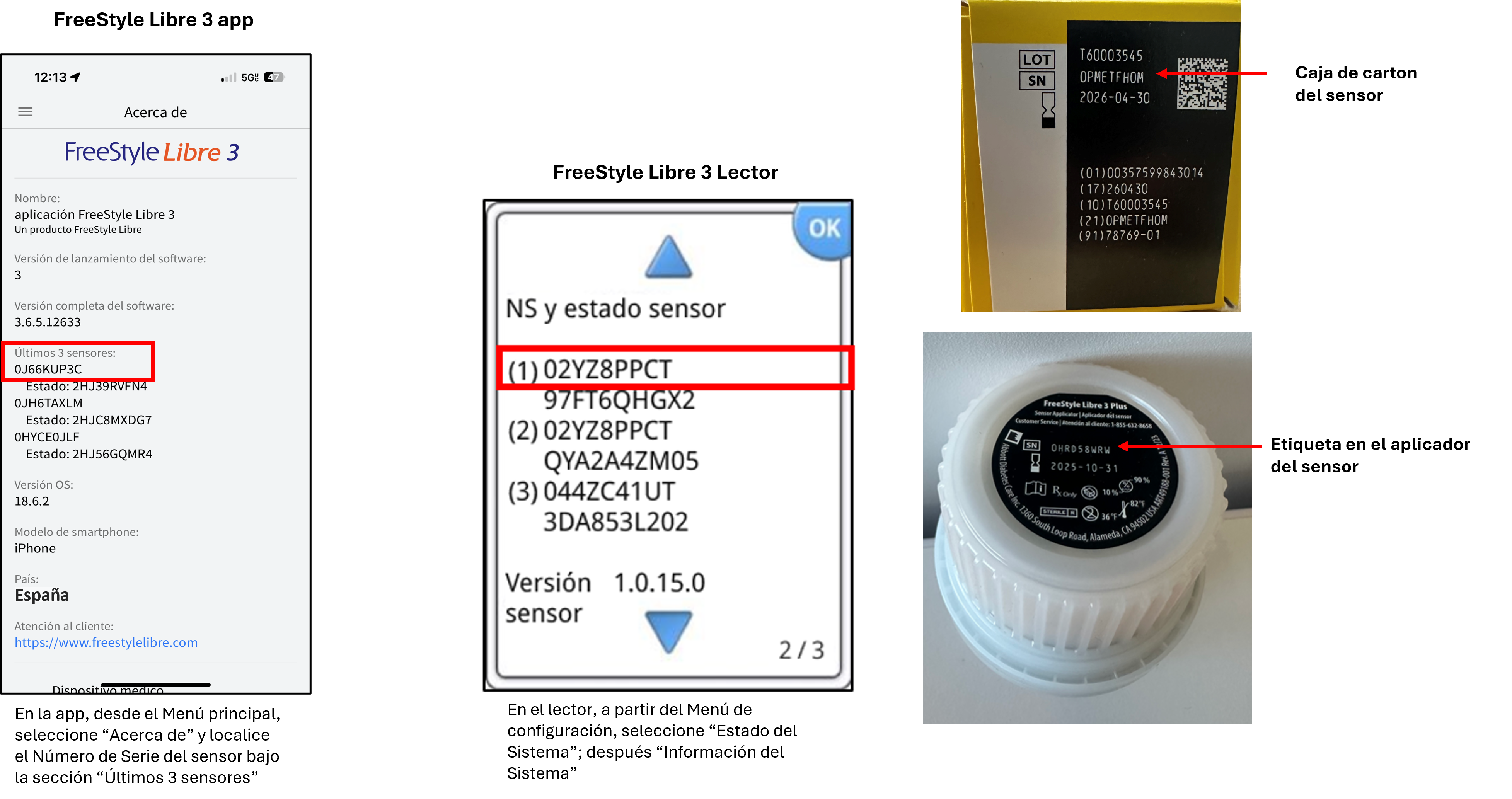 sensor serial number