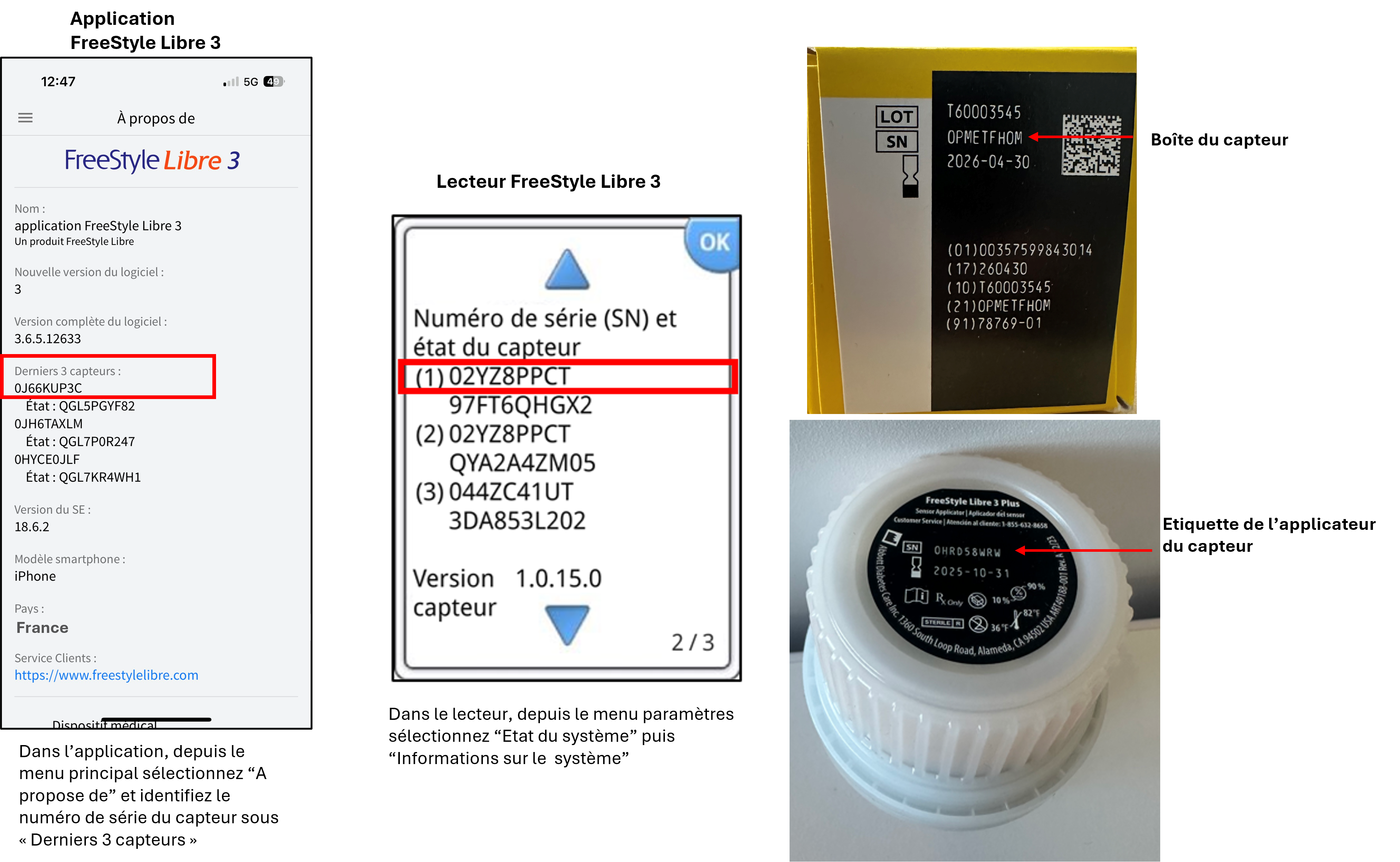 sensor serial number