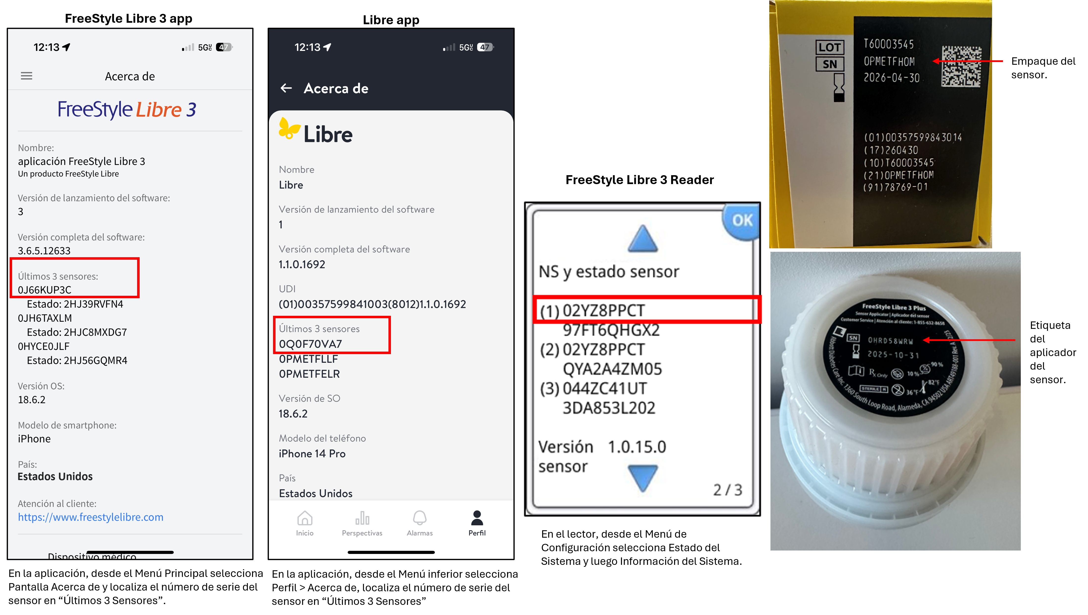 sensor serial number