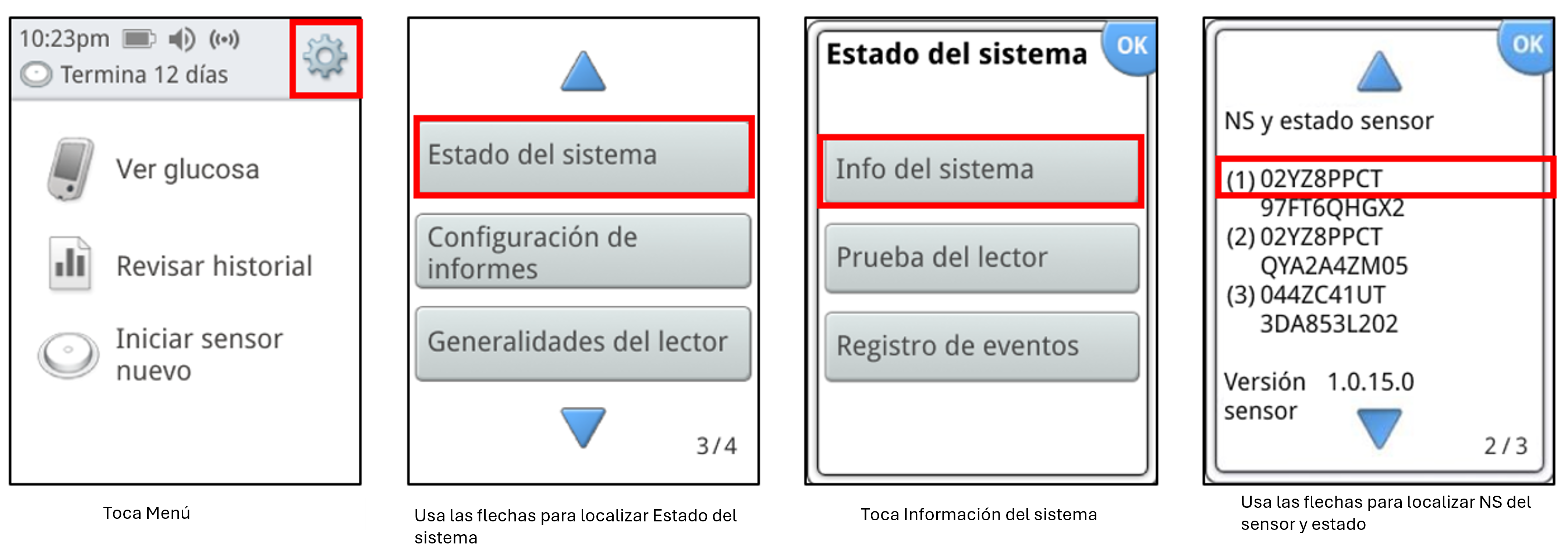 sensor serial number